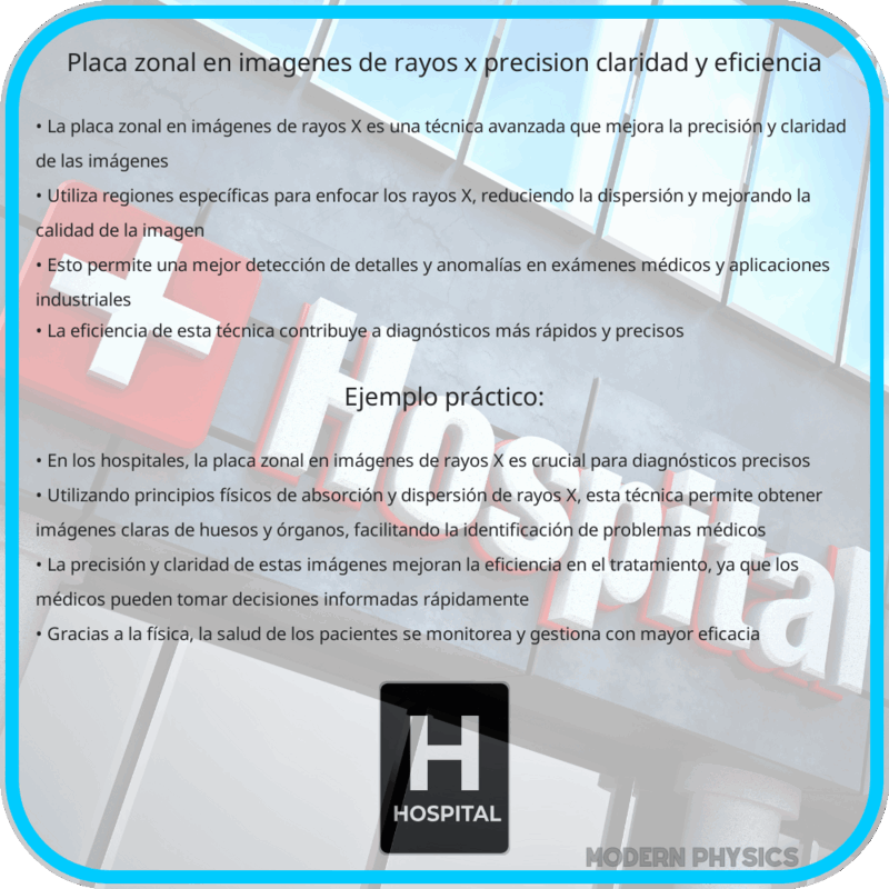 Placa Zonal en Imágenes de Rayos X | Precisión, Claridad y Eficiencia