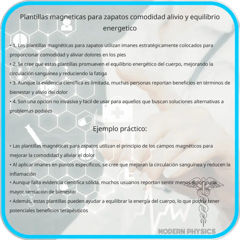Plantillas Magnéticas para Zapatos | Comodidad, Alivio y Equilibrio Energético
