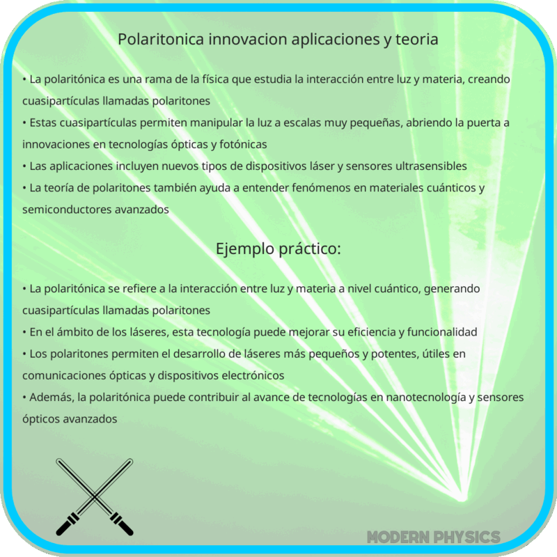 Polaritónica | Innovación, Aplicaciones y Teoría