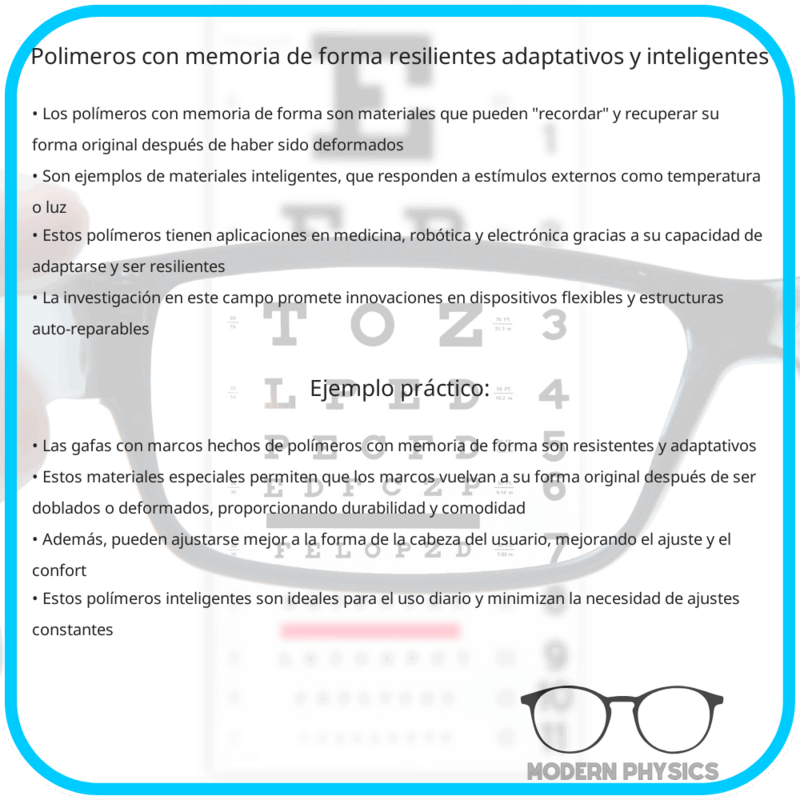 Polímeros con Memoria de Forma | Resilientes, Adaptativos y Inteligentes