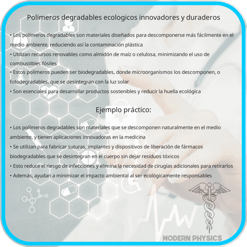 Polímeros Degradables | Ecológicos, Innovadores y Duraderos