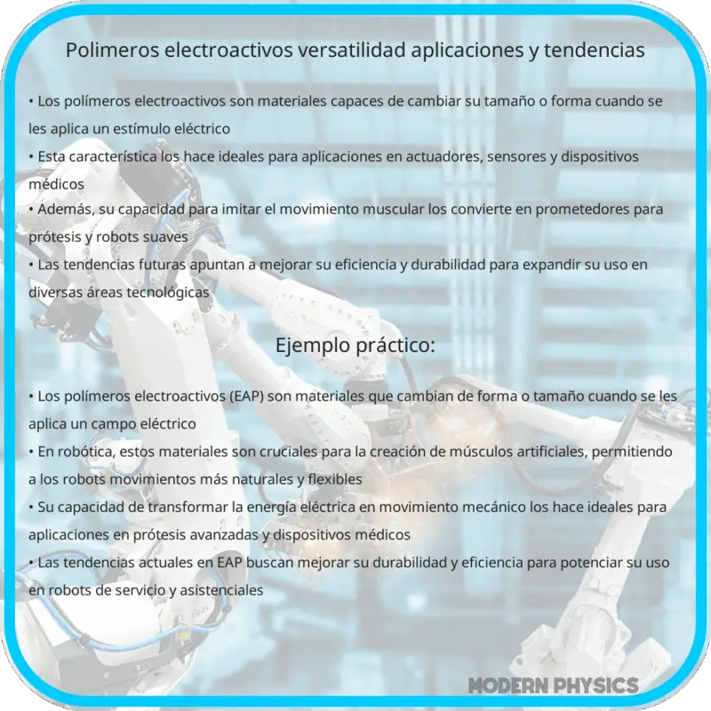 Polímeros Electroactivos | Versatilidad, Aplicaciones y Tendencias