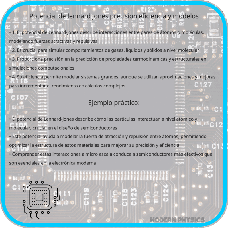 Potencial de Lennard-Jones | Precisión, Eficiencia y Modelos