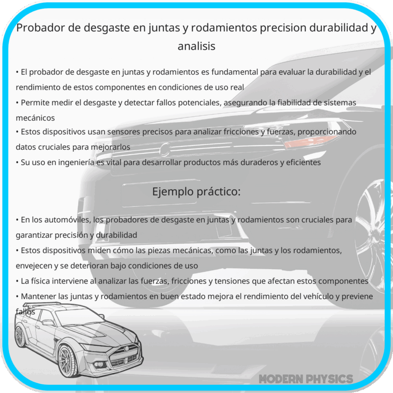 Probador de Desgaste en Juntas y Rodamientos | Precisión, Durabilidad y Análisis