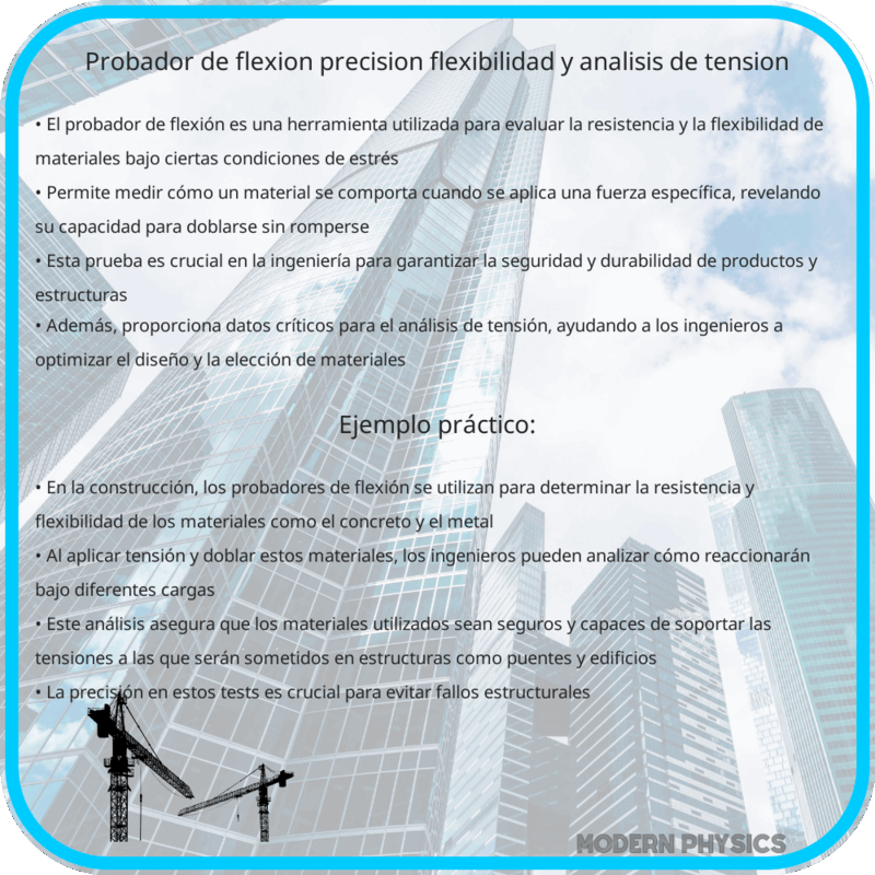 Probador de Flexión | Precisión, Flexibilidad y Análisis de Tensión