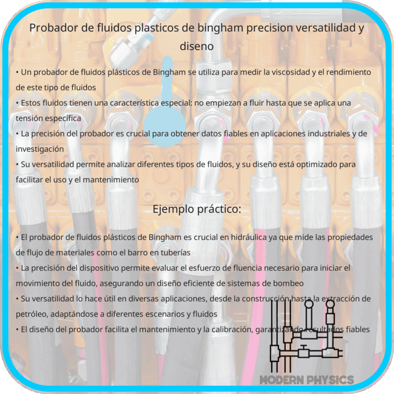 Probador de Fluidos Plásticos de Bingham | Precisión, Versatilidad y Diseño