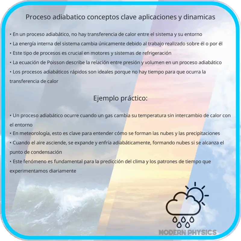Proceso Adiabático | Conceptos Clave, Aplicaciones y Dinámicas