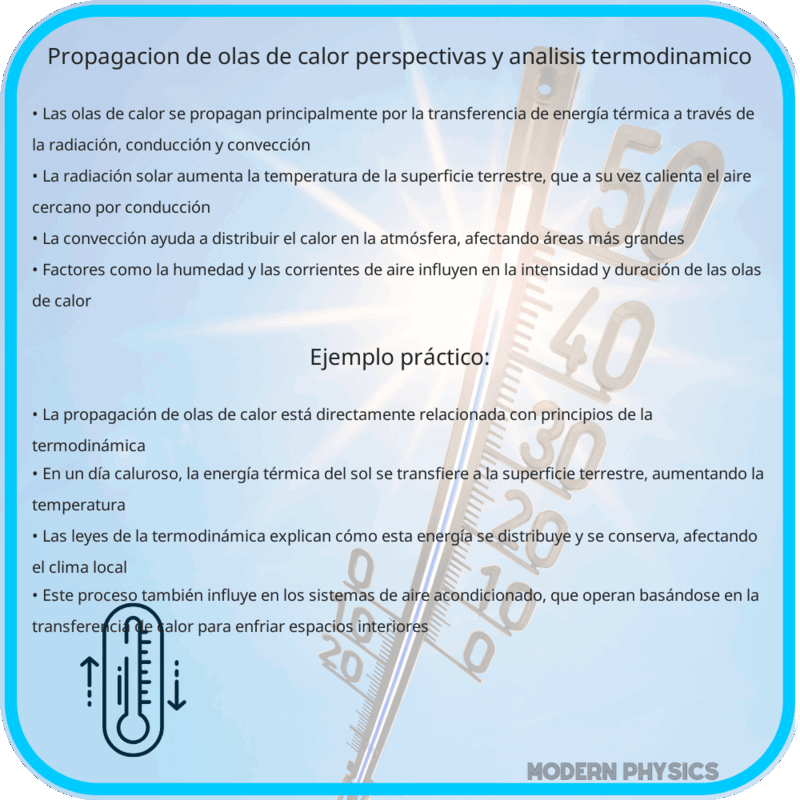 Propagación de Olas de Calor | Perspectivas y Análisis Termodinámico