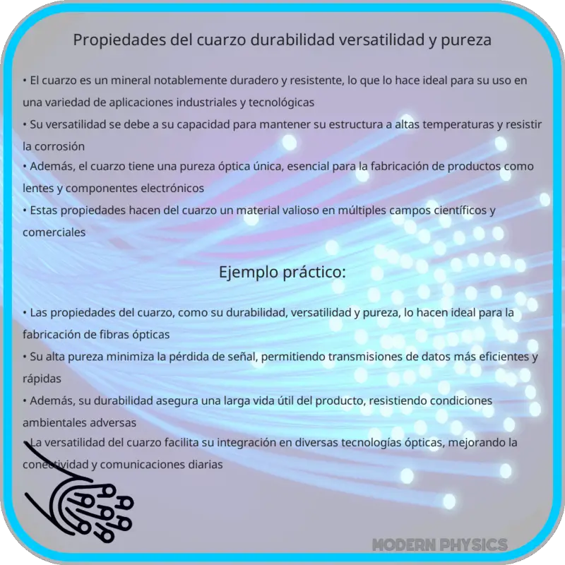 Propiedades del Cuarzo | Durabilidad, Versatilidad y Pureza