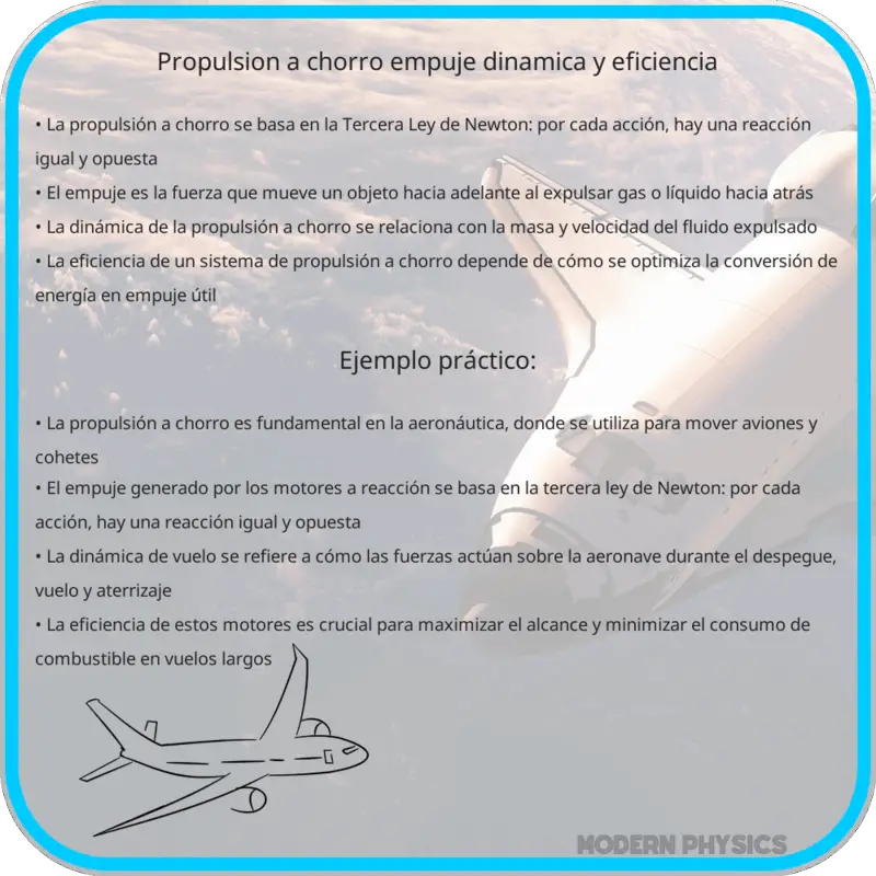 Propulsión a Chorro | Empuje, Dinámica y Eficiencia