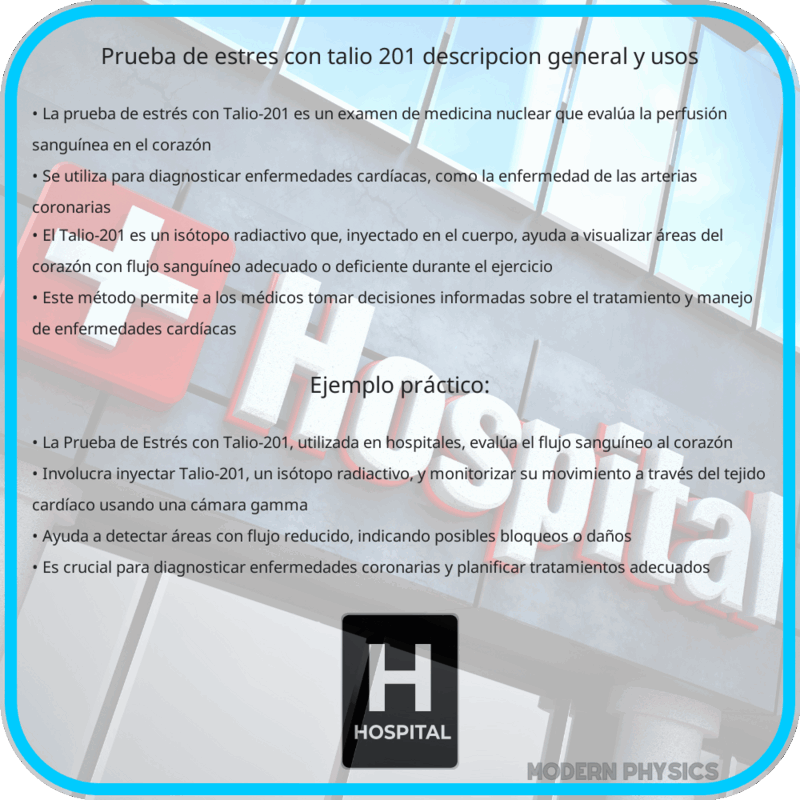 Prueba de Estrés con Talio-201 | Descripción General y Usos