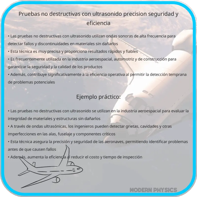 Pruebas No Destructivas con Ultrasonido | Precisión, Seguridad y Eficiencia