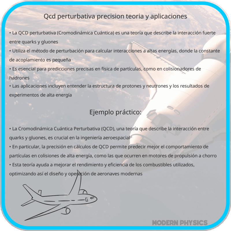 QCD Perturbativa: Precisión, Teoría y Aplicaciones