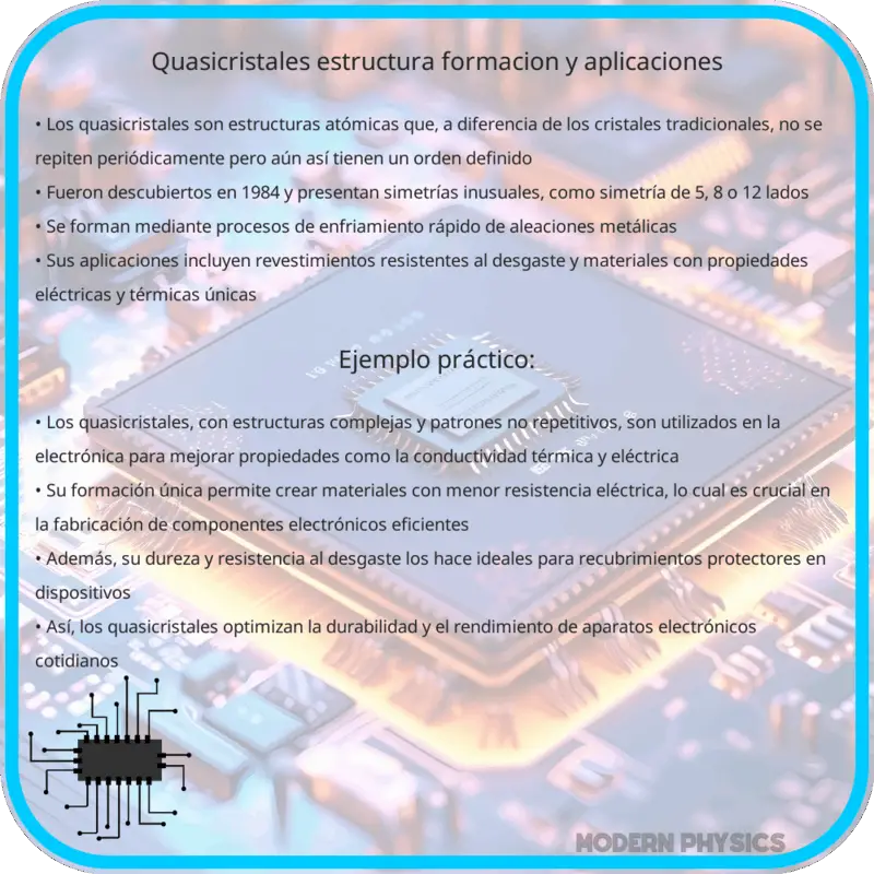 Quasicristales | Estructura, Formación y Aplicaciones