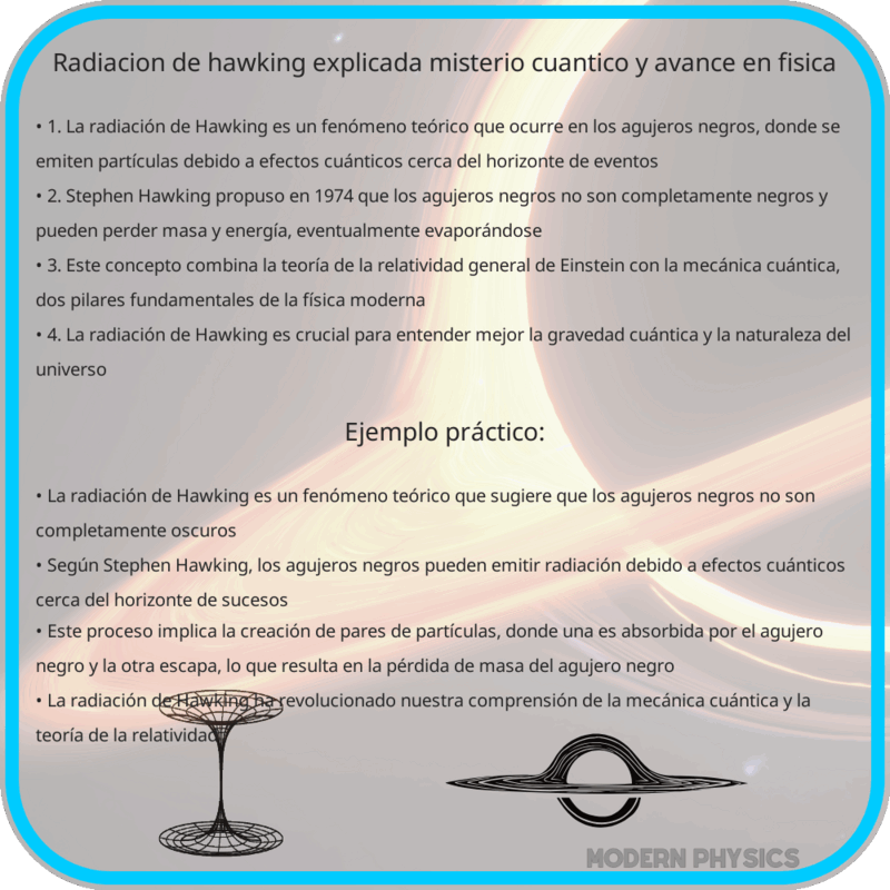 Radiación de Hawking Explicada | Misterio Cuántico y Avance en Física