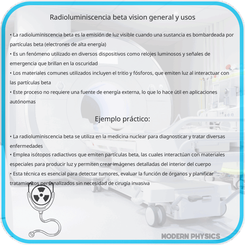 Radioluminiscencia Beta | Visión General y Usos