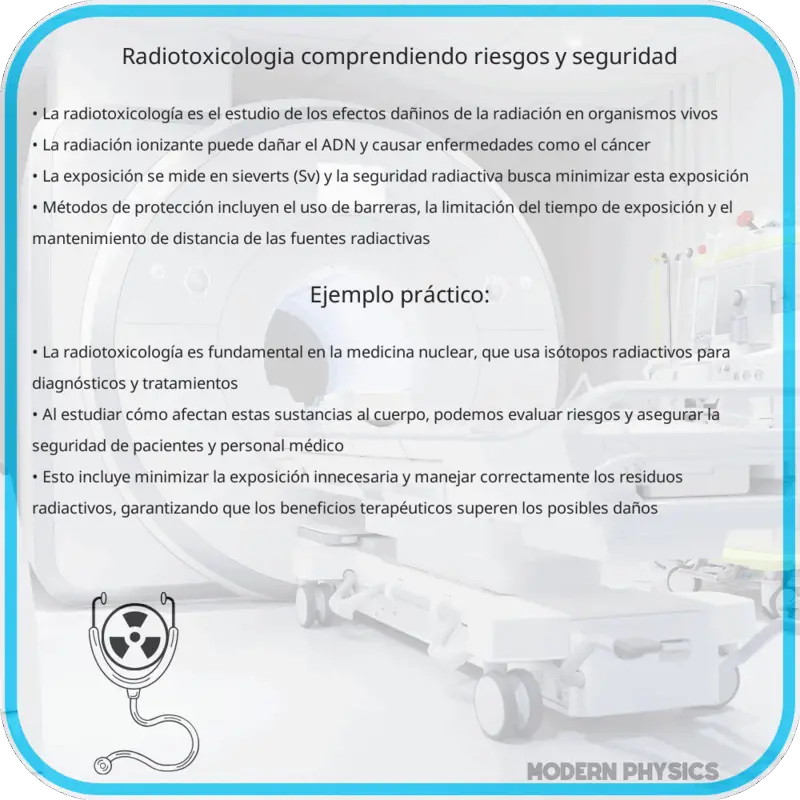 Radiotoxicología | Comprendiendo Riesgos y Seguridad