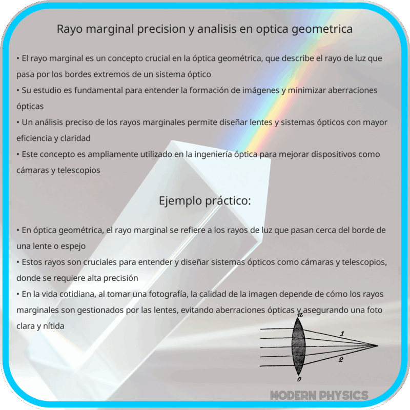 Rayo Marginal | Precisión y Análisis en Óptica Geométrica
