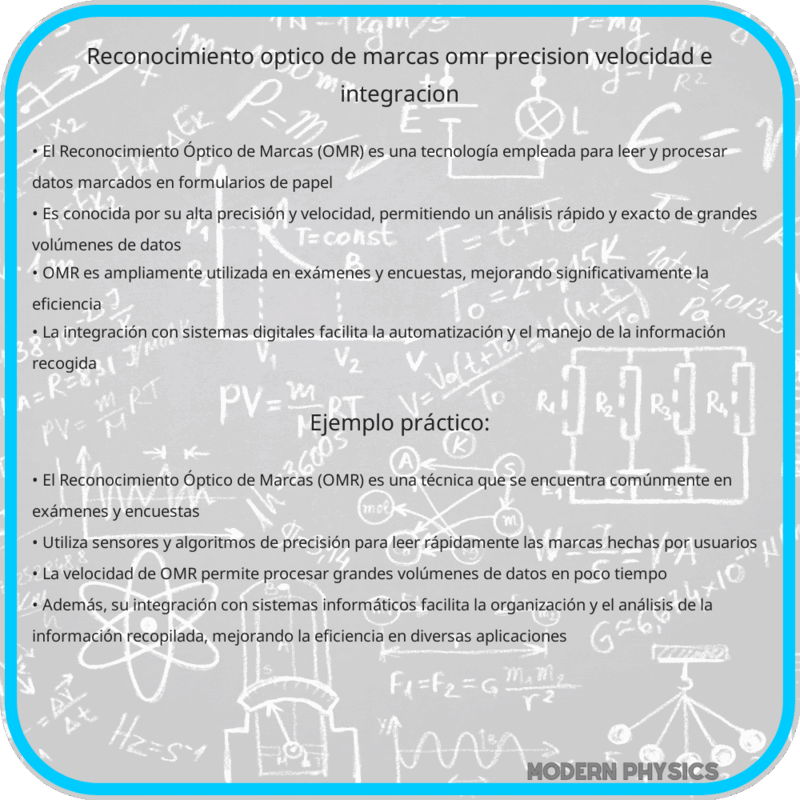 Reconocimiento Óptico de Marcas (OMR) | Precisión, Velocidad e Integración