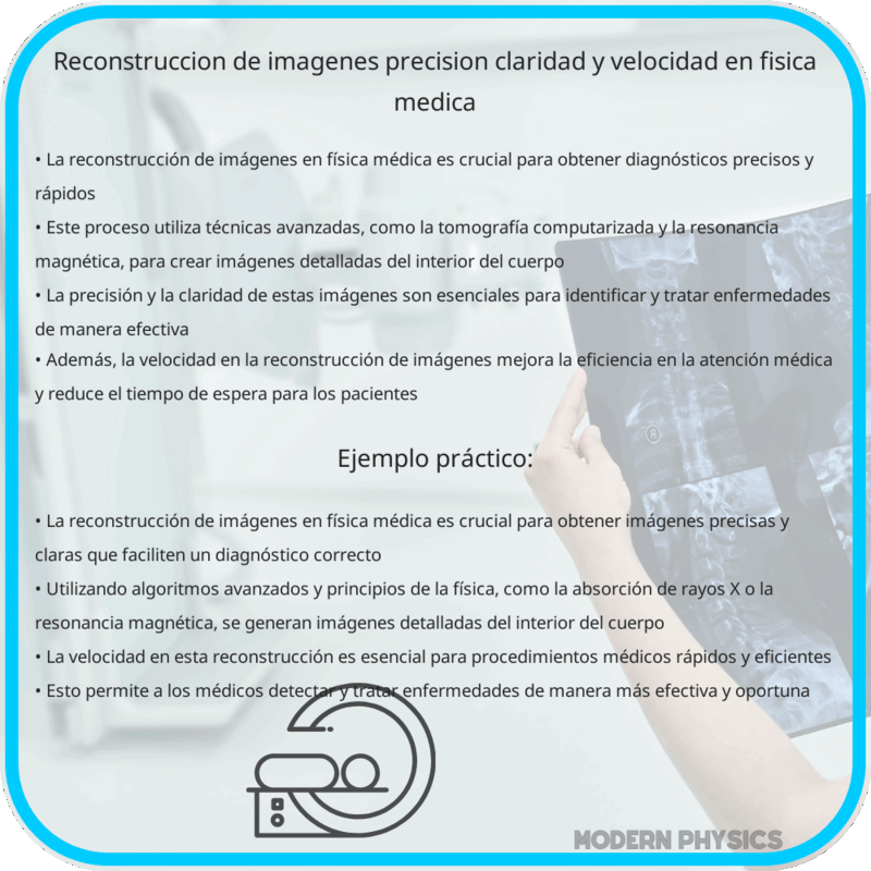 Reconstrucción de Imágenes | Precisión, Claridad y Velocidad en Física Médica
