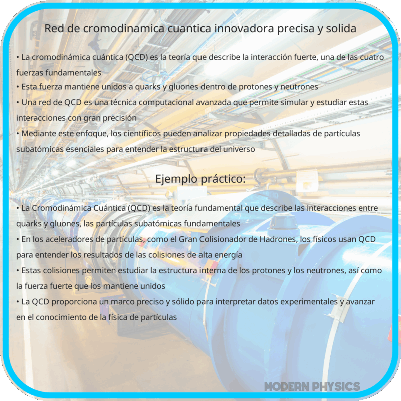 Red de Cromodinámica Cuántica | Innovadora, Precisa y Sólida