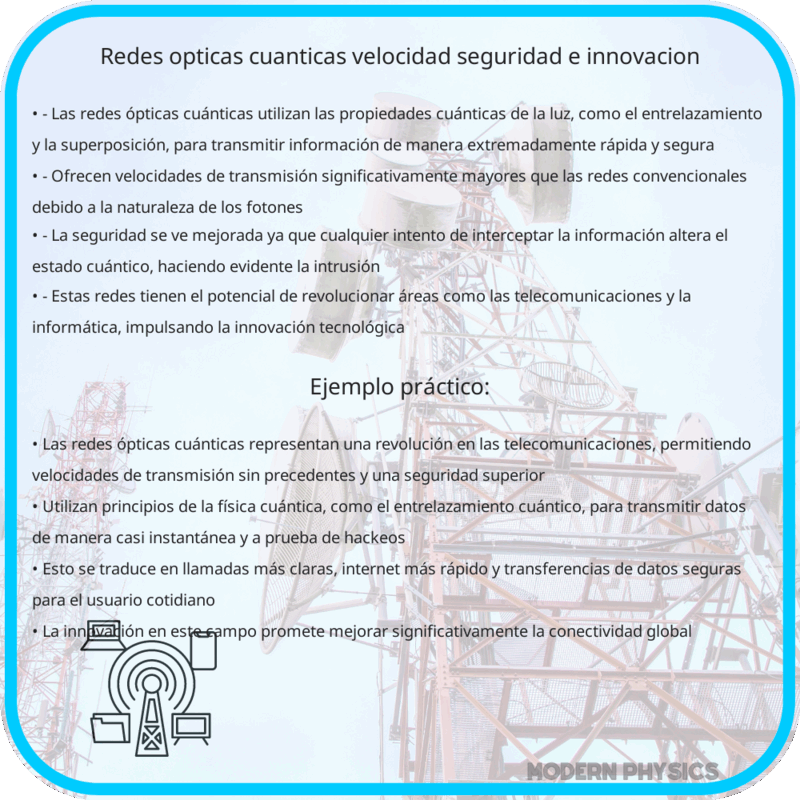 Redes Ópticas Cuánticas | Velocidad, Seguridad e Innovación