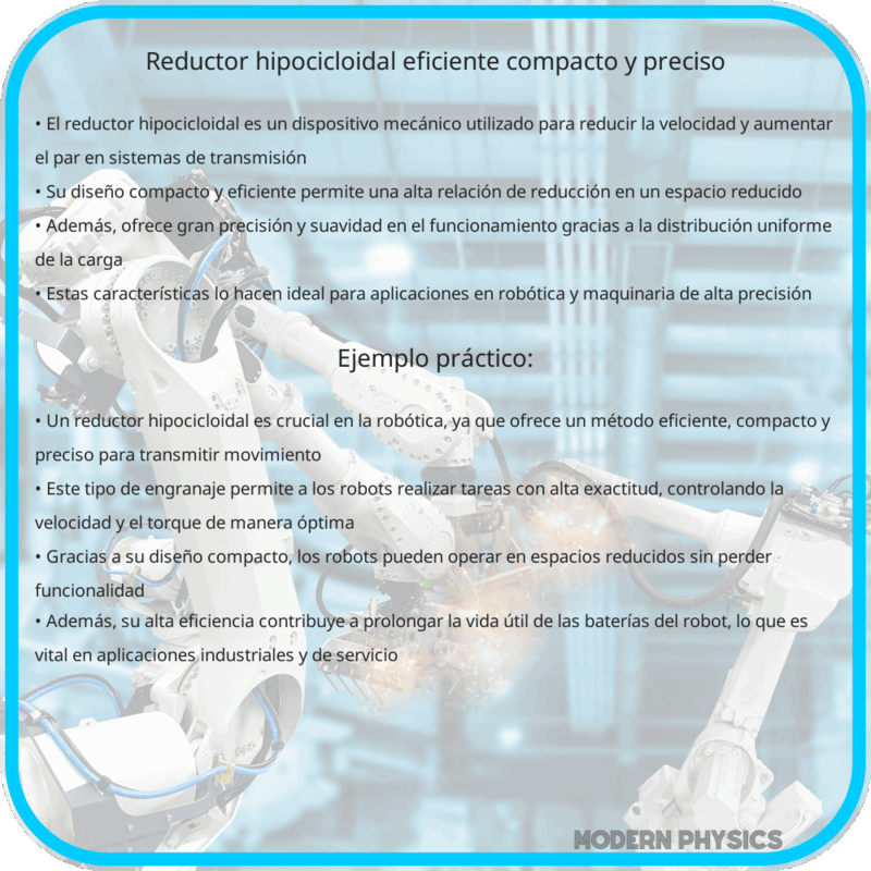 Reductor Hipocicloidal | Eficiente, Compacto y Preciso