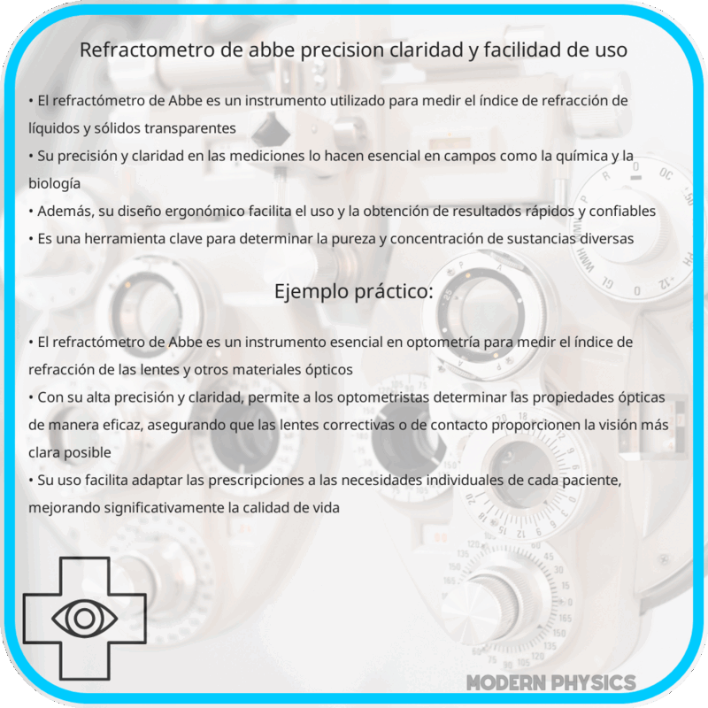 Refractómetro de Abbe | Precisión, Claridad y Facilidad de Uso