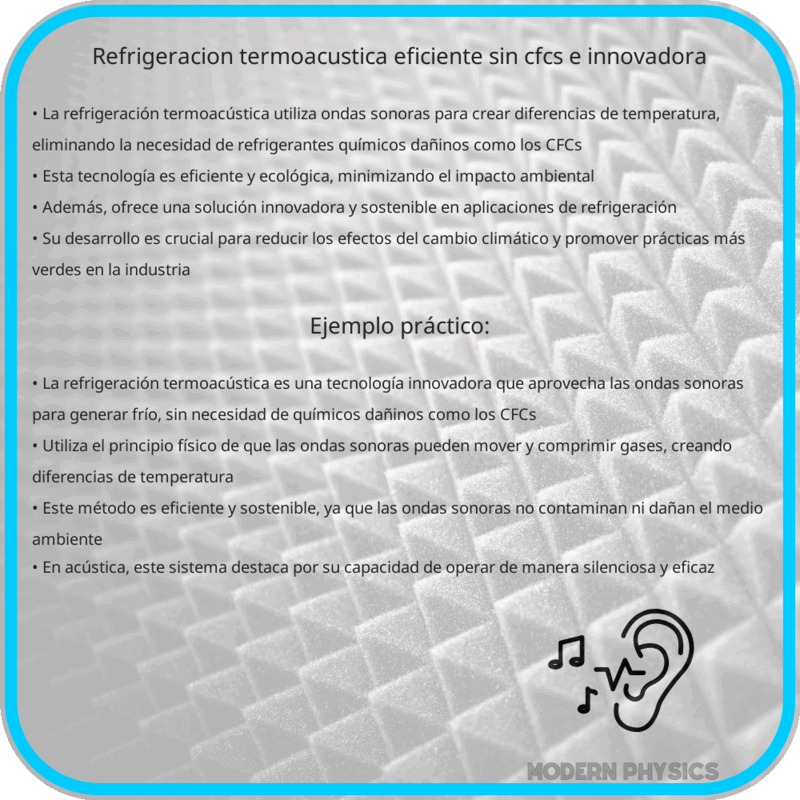 Refrigeración Termoacústica | Eficiente, Sin CFCs e Innovadora