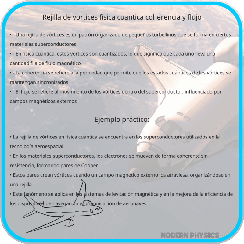 Rejilla de vórtices | Física Cuántica, Coherencia y Flujo
