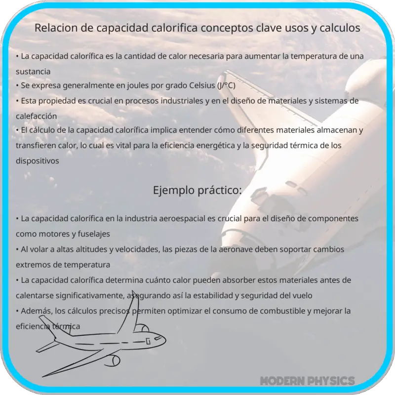 Relación de Capacidad Calorífica | Conceptos Clave, Usos y Cálculos