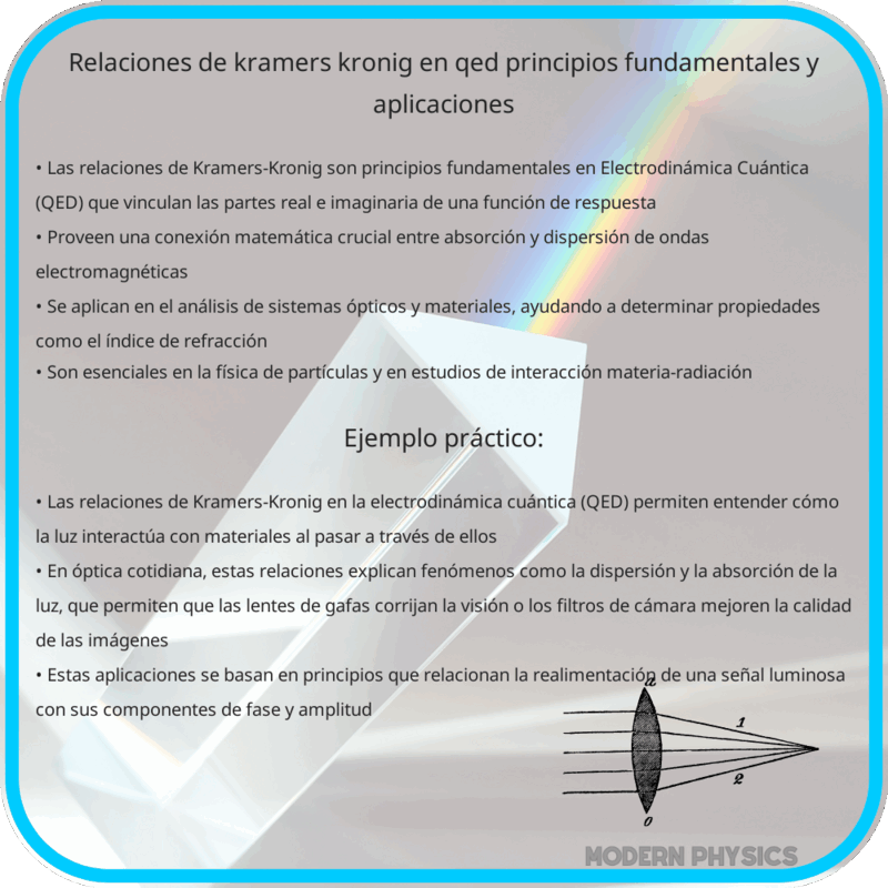 Relaciones de Kramers-Kronig en QED | Principios Fundamentales y Aplicaciones