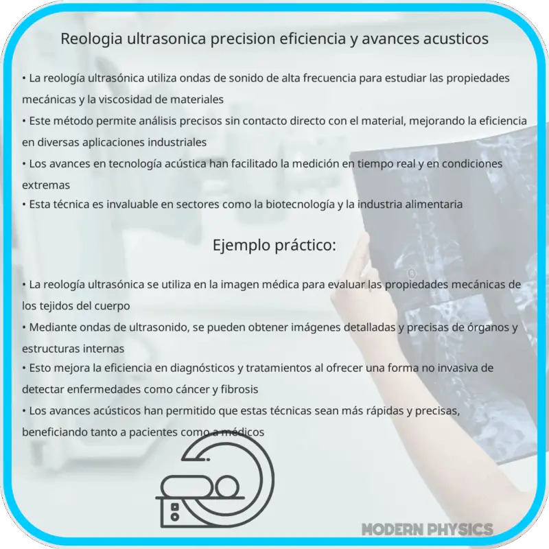 Reología Ultrasónica | Precisión, Eficiencia y Avances Acústicos