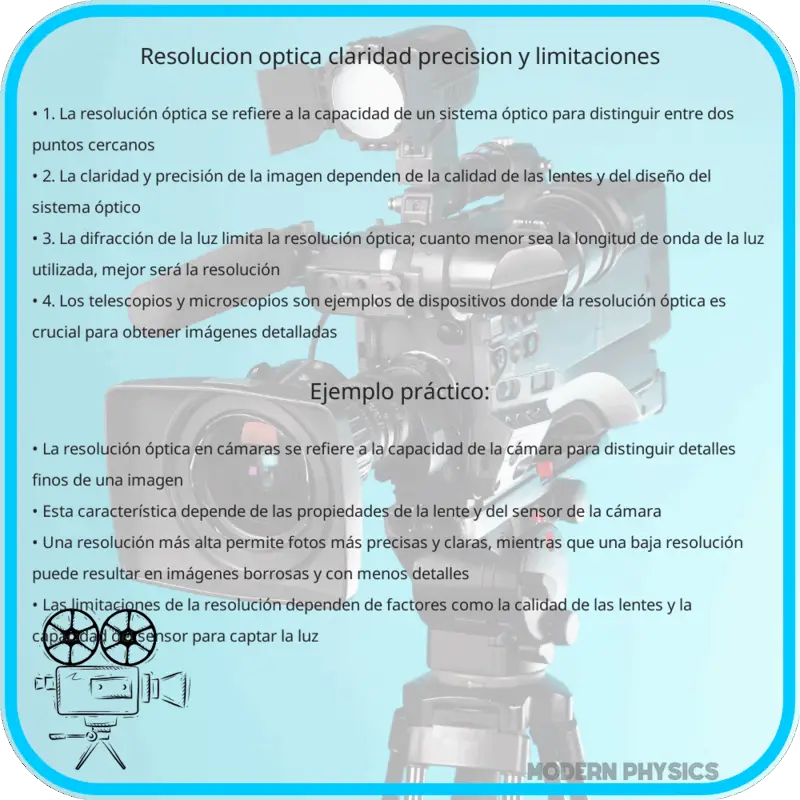 Resolución Óptica: Claridad, Precisión y Limitaciones