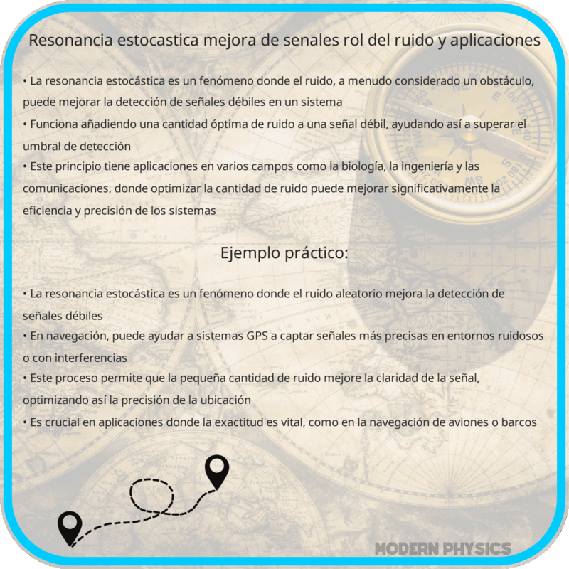 Resonancia Estocástica | Mejora de Señales, Rol del Ruido y Aplicaciones