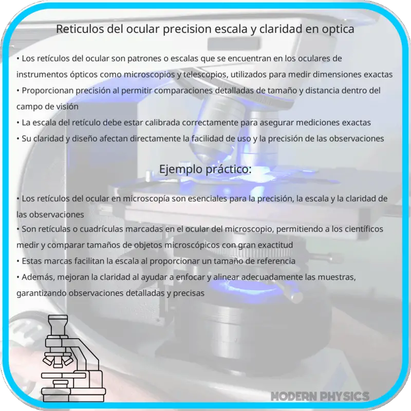Retículos del Ocular | Precisión, Escala y Claridad en Óptica
