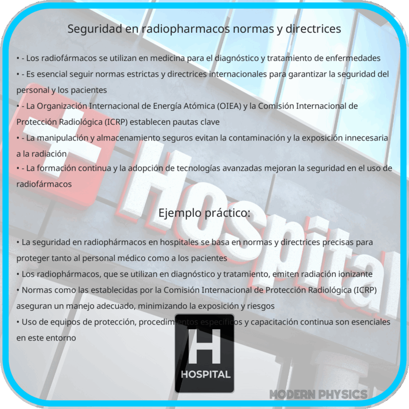Seguridad en Radiophármacos | Normas y Directrices