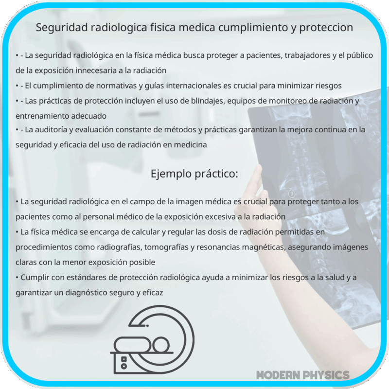 Seguridad Radiológica | Física Médica, Cumplimiento y Protección