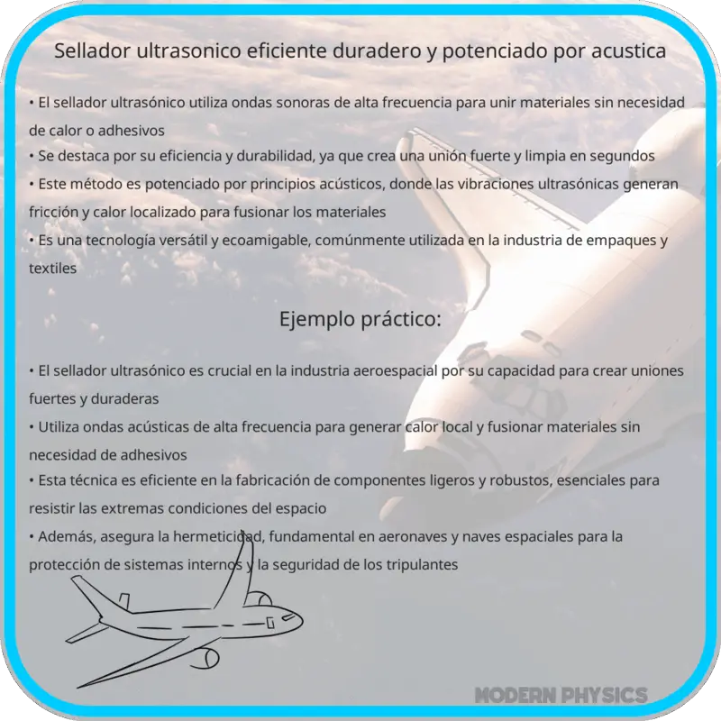 Sellador Ultrasónico | Eficiente, Duradero y Potenciado por Acústica