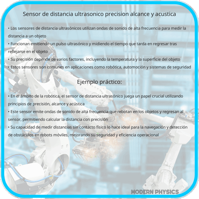 Sensor de Distancia Ultrasónico | Precisión, Alcance y Acústica