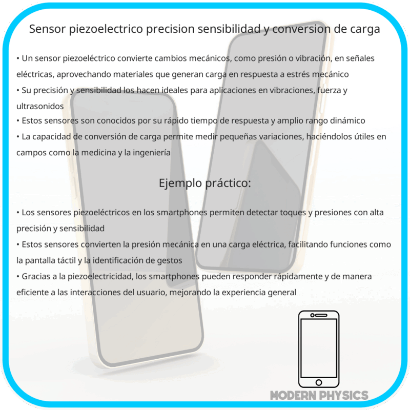 Sensor Piezoeléctrico | Precisión, Sensibilidad y Conversión de Carga