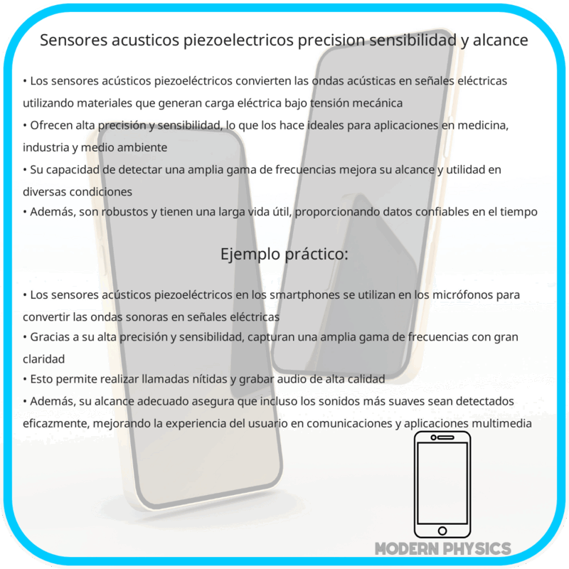 Sensores Acústicos Piezoeléctricos | Precisión, Sensibilidad y Alcance