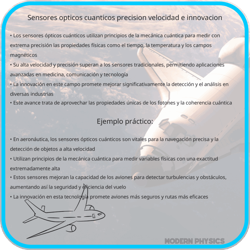 Sensores Ópticos Cuánticos | Precisión, Velocidad e Innovación