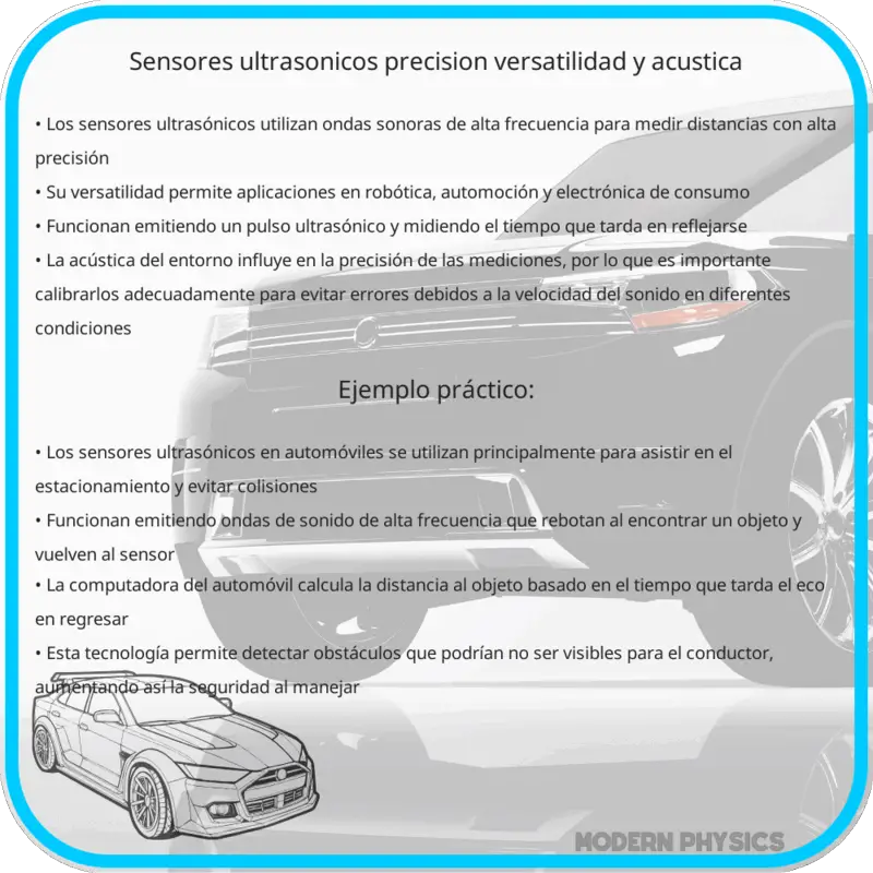 Sensores Ultrasónicos | Precisión, Versatilidad y Acústica