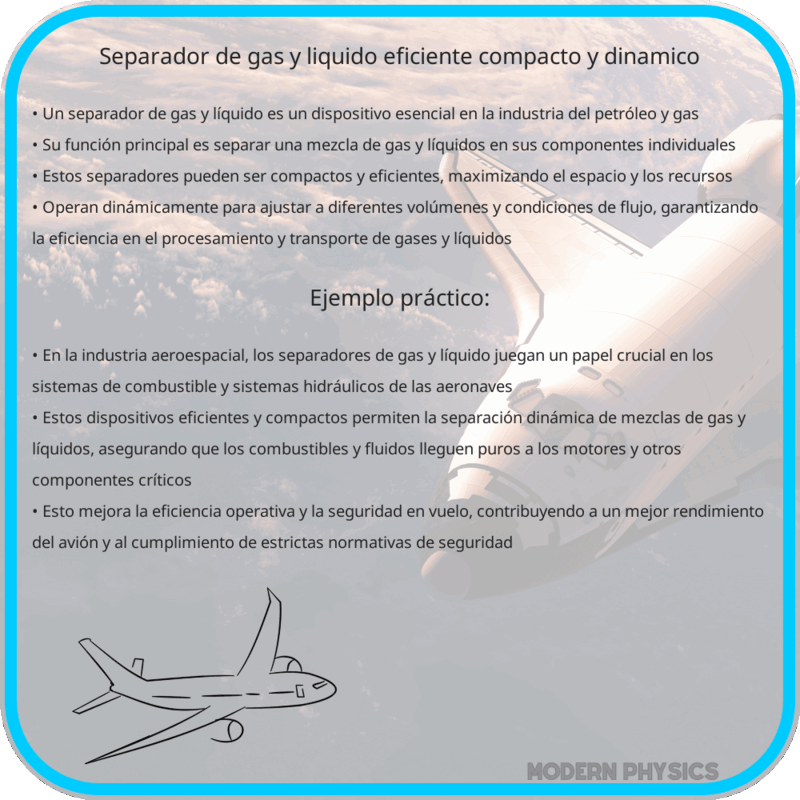 Separador de Gas y Líquido | Eficiente, Compacto y Dinámico