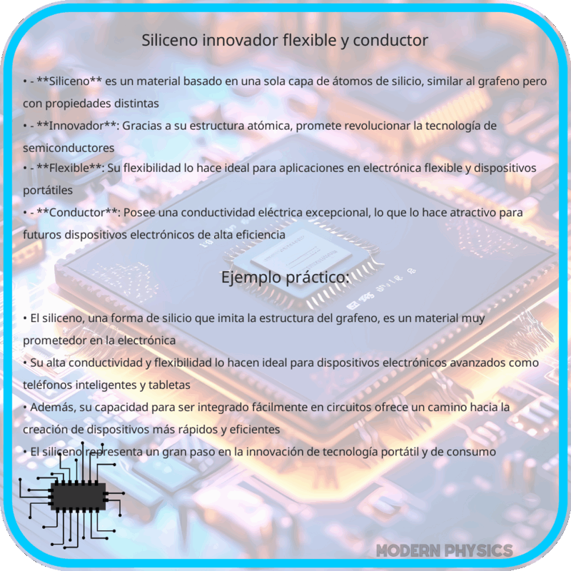 Siliceno | Innovador, Flexible y Conductor