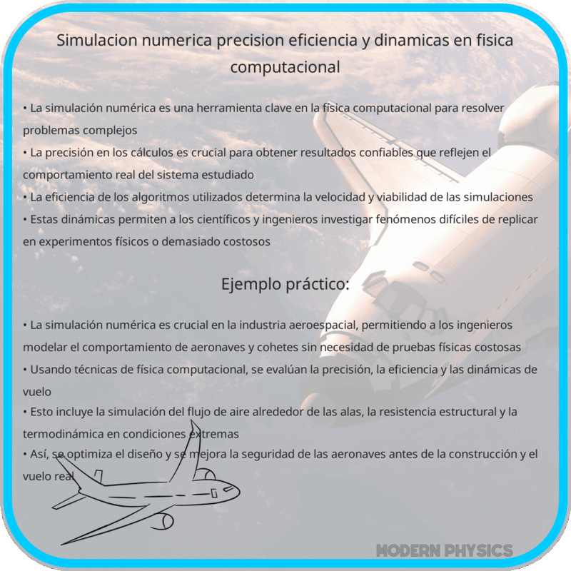 Simulación Numérica | Precisión, Eficiencia y Dinámicas en Física ...