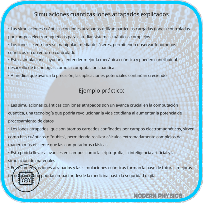 Simulaciones Cuánticas | Iones Atrapados Explicados
