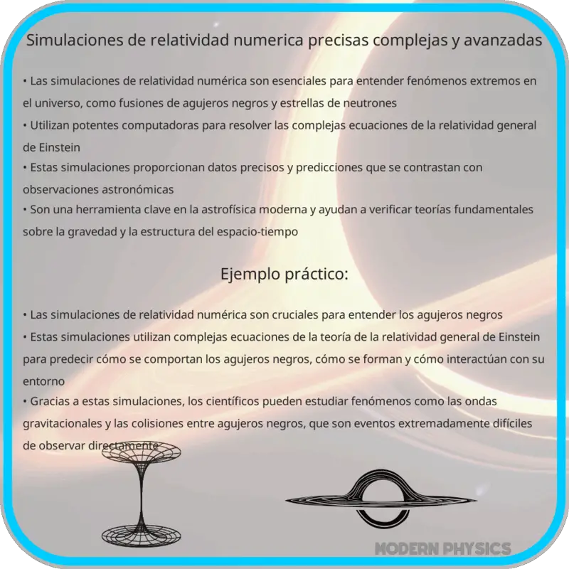 Simulaciones de Relatividad Numérica | Precisas, Complejas y Avanzadas