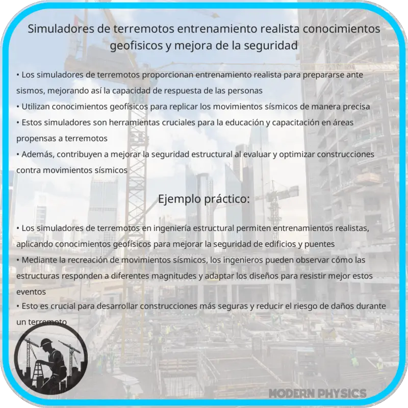 Simuladores de Terremotos | Entrenamiento Realista, Conocimientos Geofísicos y Mejora de la Seguridad